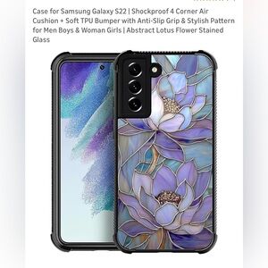 Purple Lotus Flower Phone Case Samsung S22